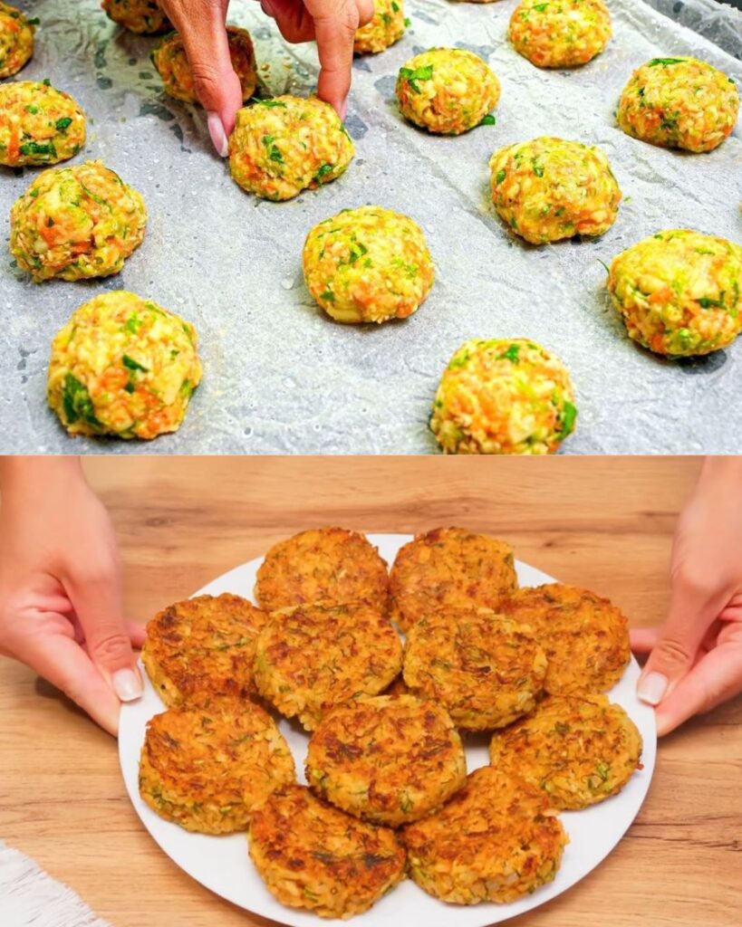 Zucchini and Oatmeal Fritters with Garlic Sauce Recipe