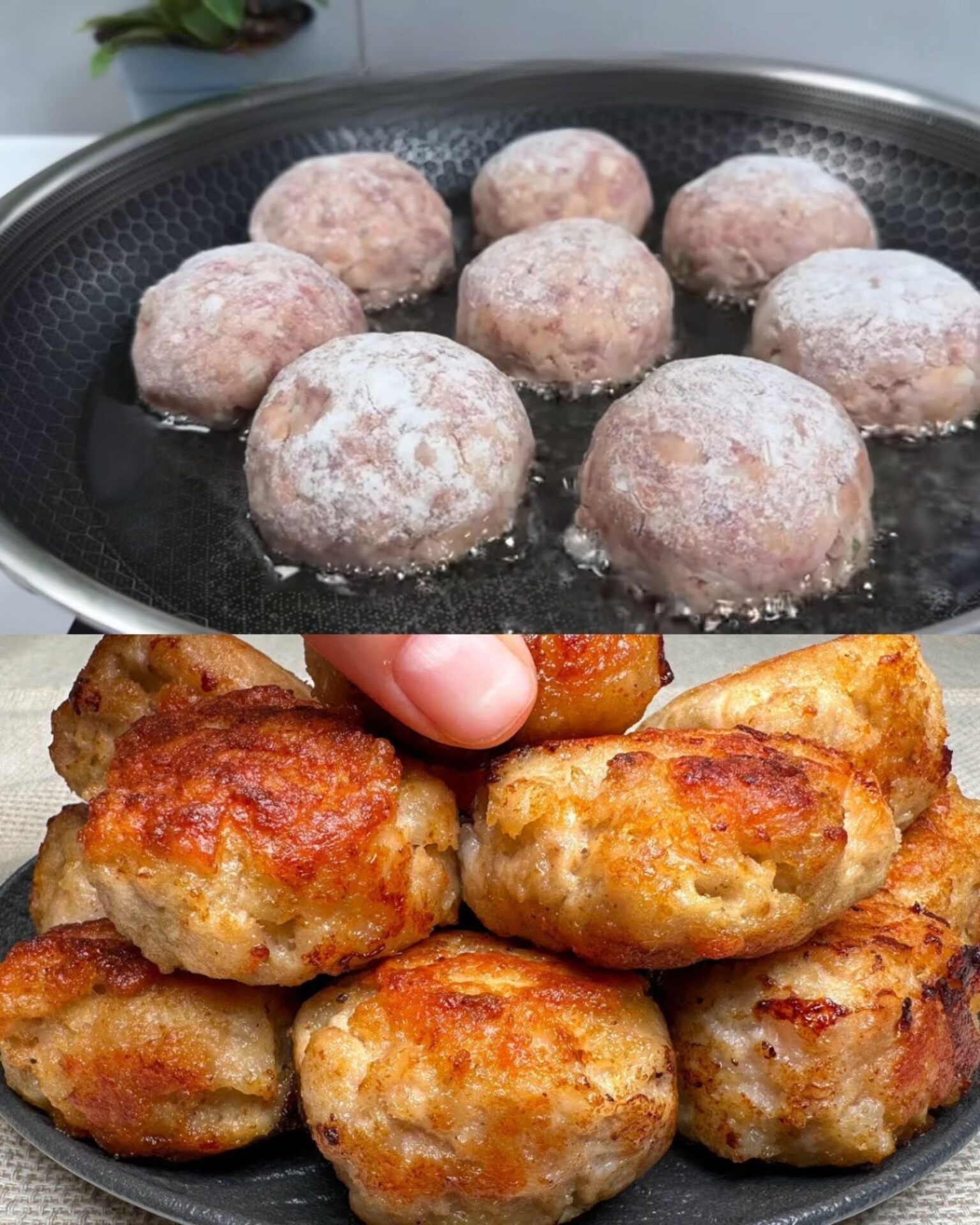 Quick and Easy Meatballs with a Fresh Tomato and Cheese Salad