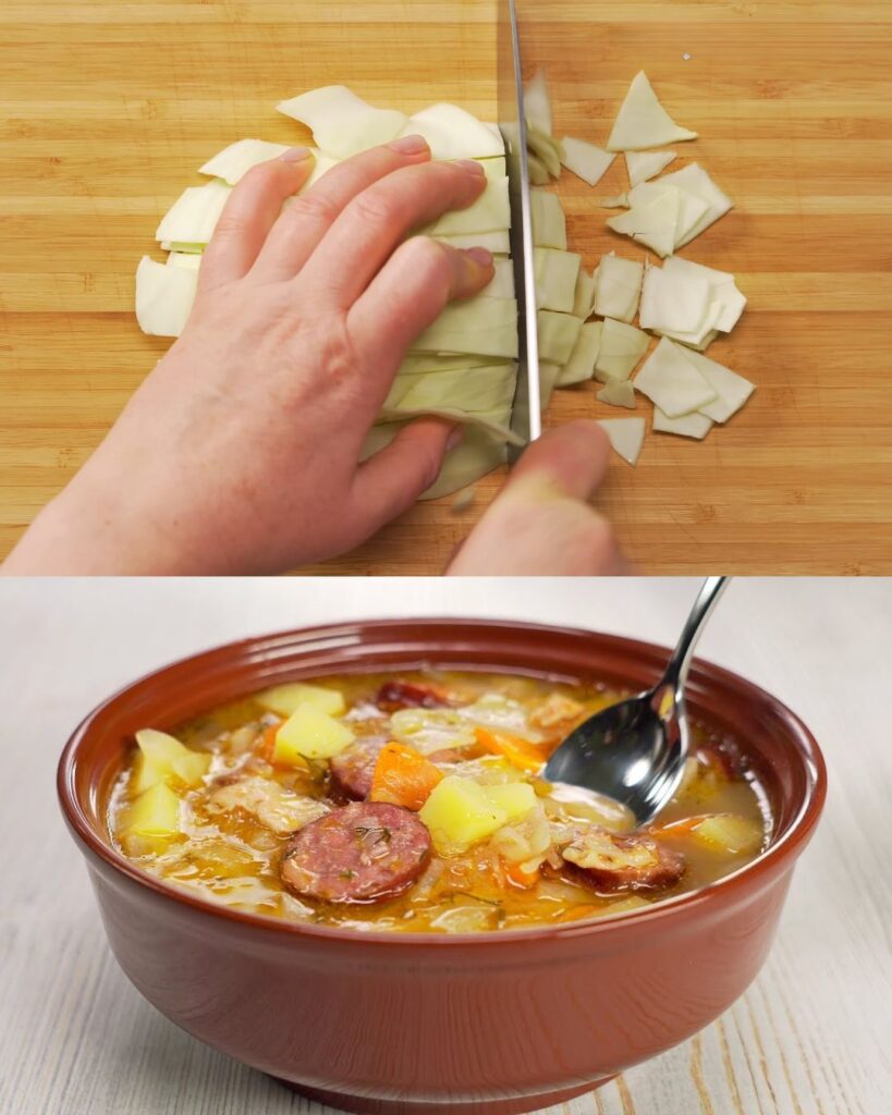 Hearty Cabbage and Sausage Soup