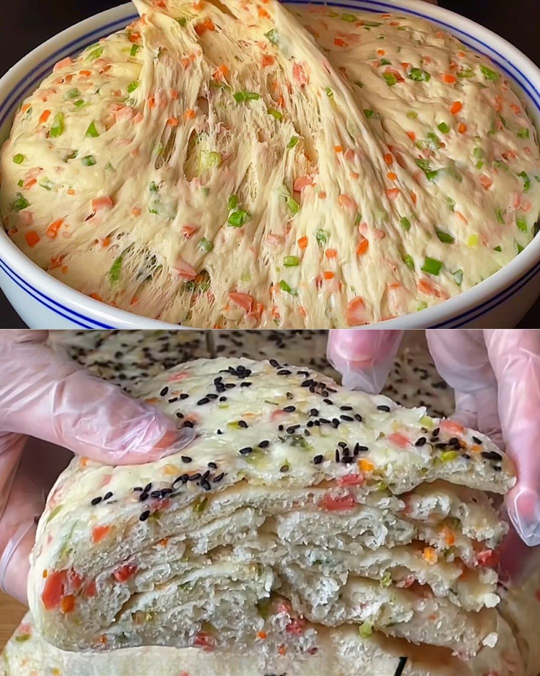 Savory Vegetable and Sausage Bread Recipe