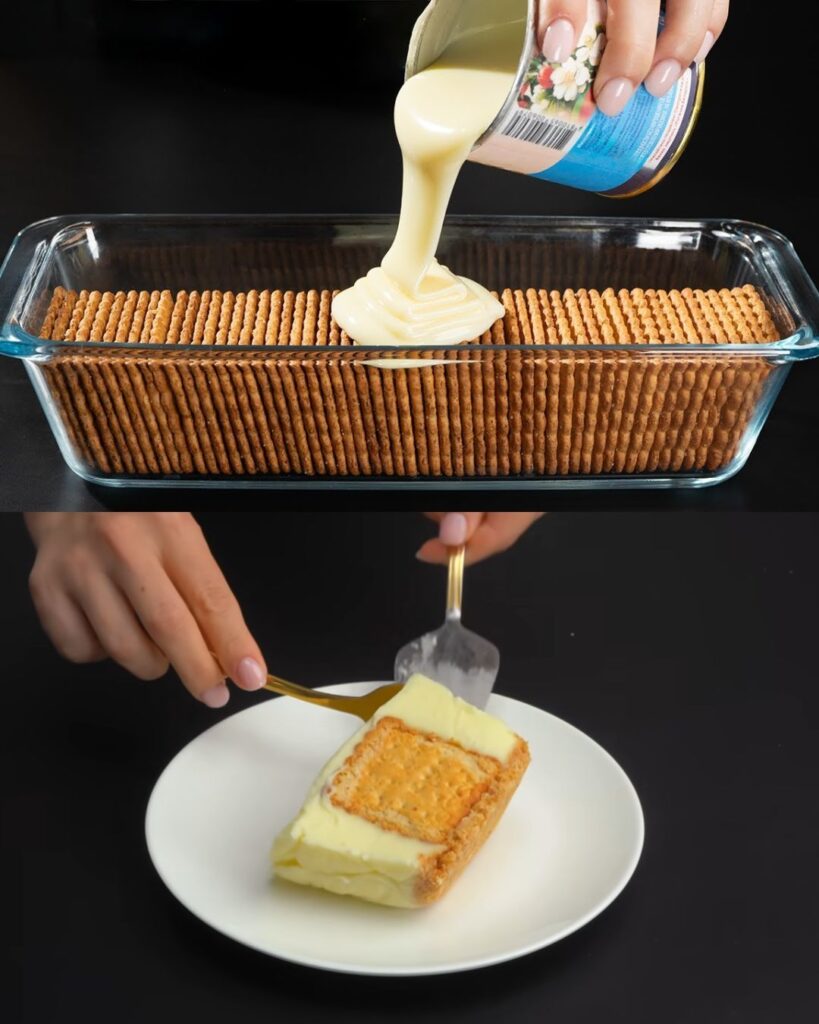 Creamy Cookie Custard Dessert