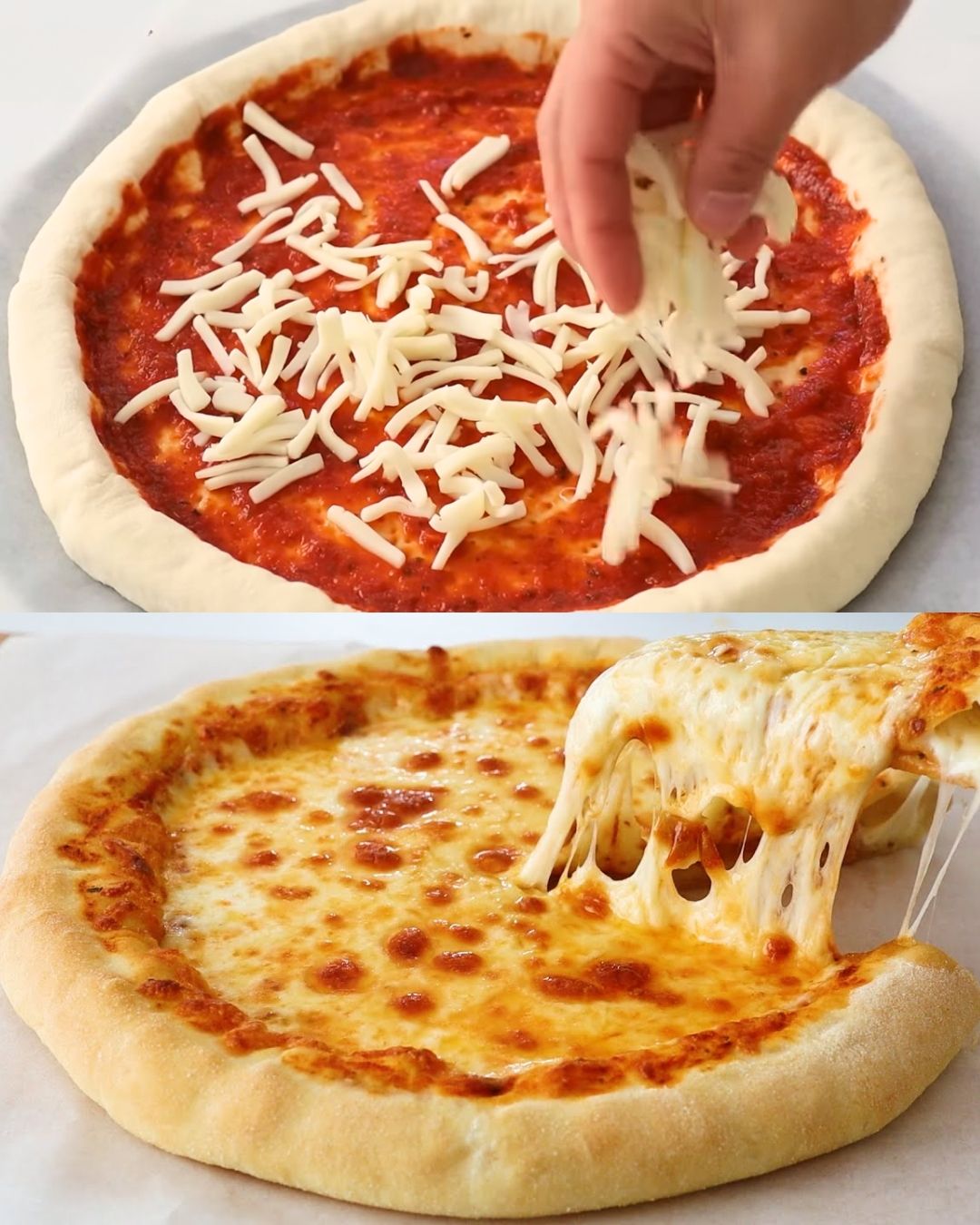 Mozzarella-Stuffed Pizza Bread