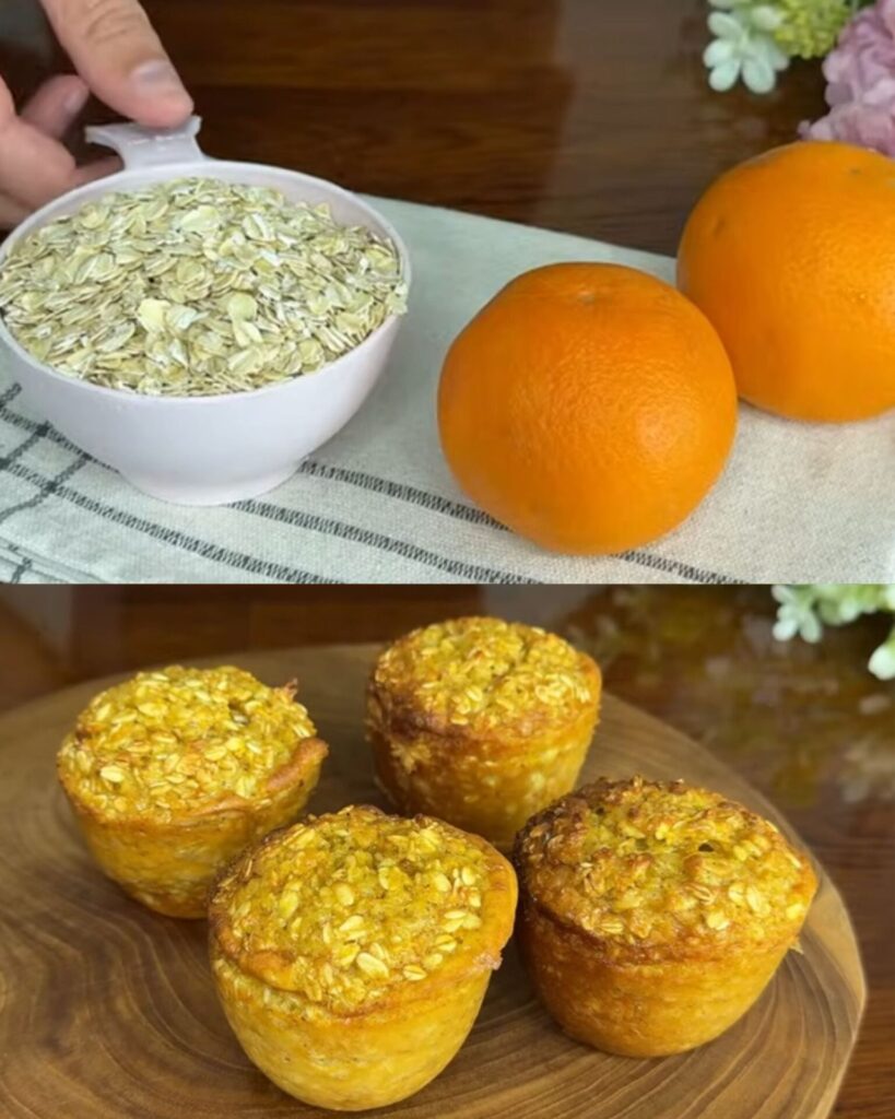 Orange Oatmeal Pancakes