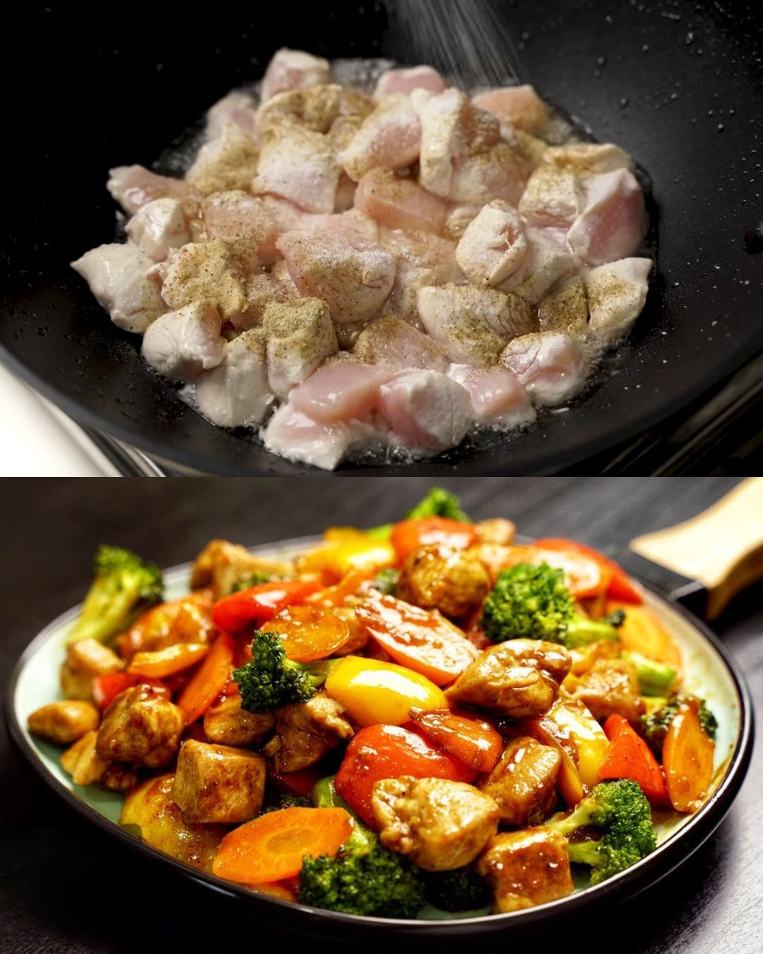 Sweet and Spicy Chicken Stir-Fry with Vegetables