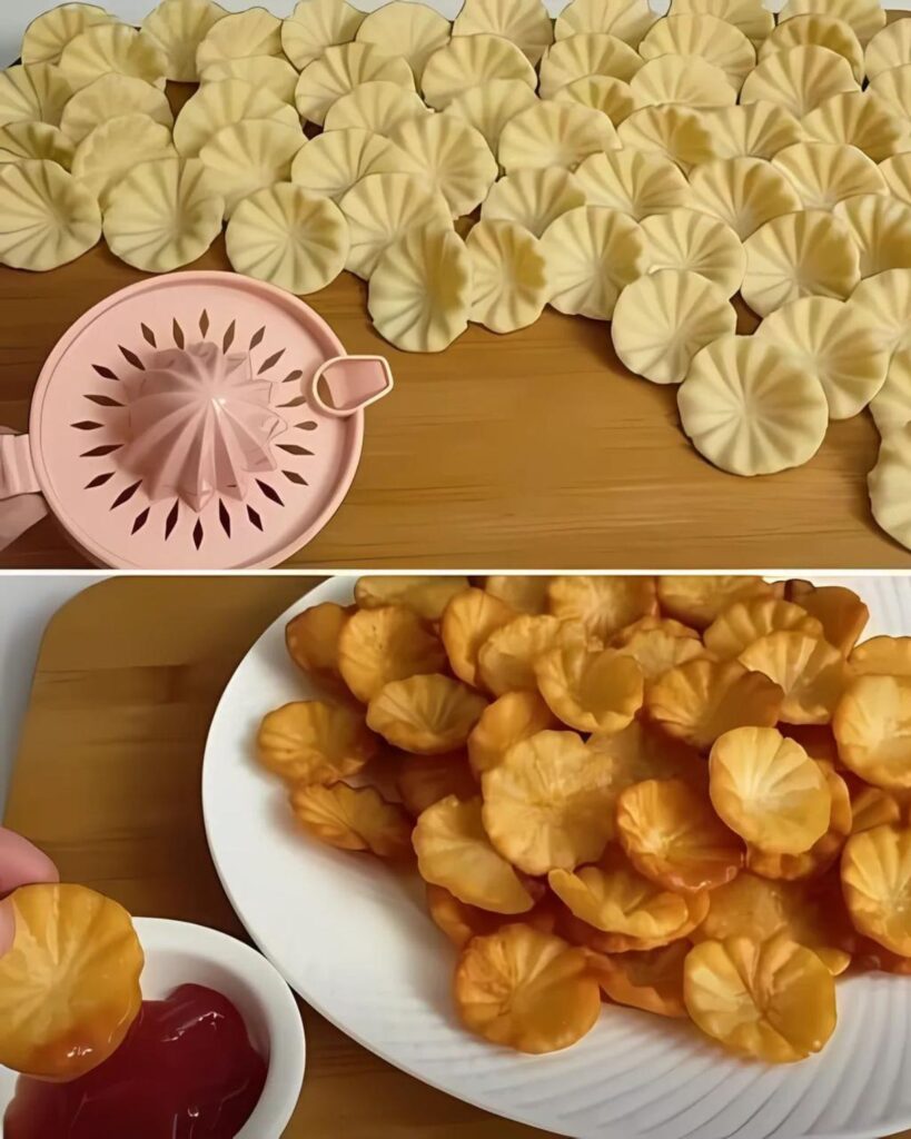 Crispy Potato Starch Fritters