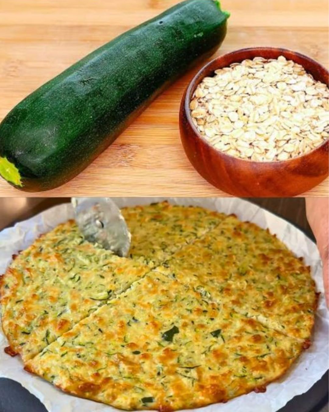 Zucchini and Oat Cheese Fritters