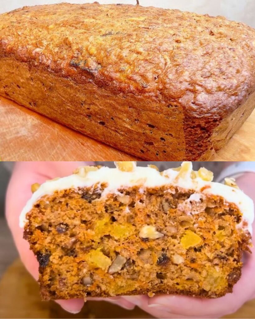 Carrot and Nut Cake with Cream Cheese Frosting