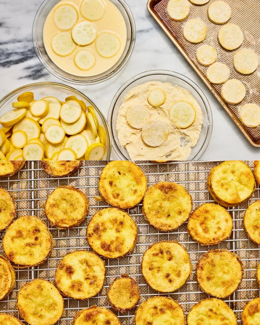 Crispy Fried Yellow Squash