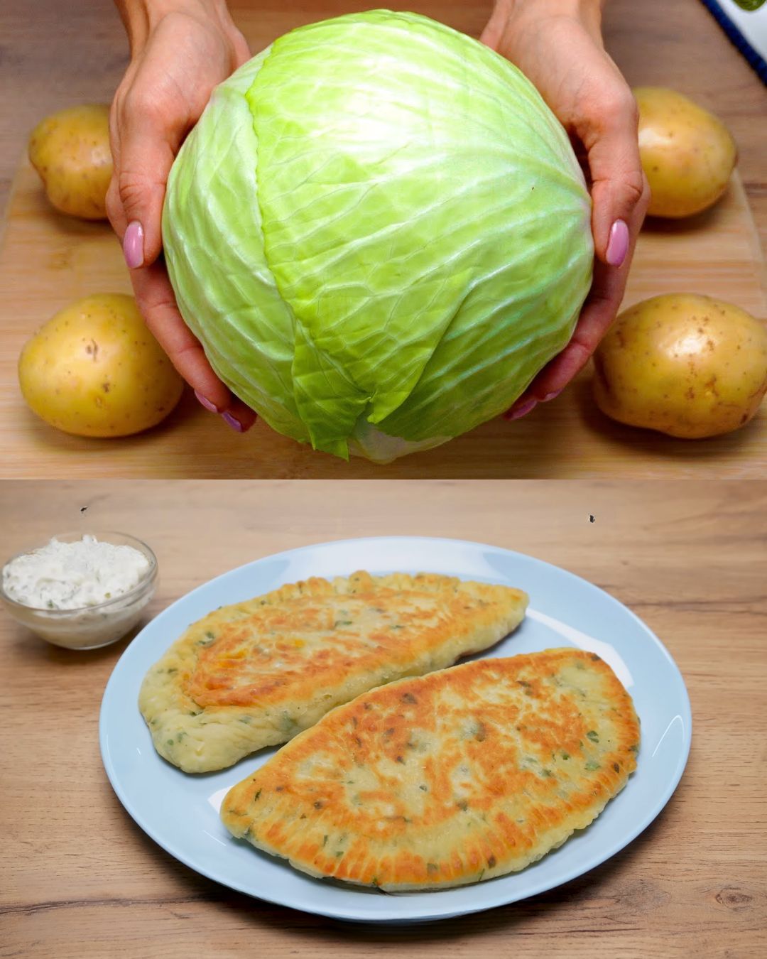 Potato and Cabbage Fritters