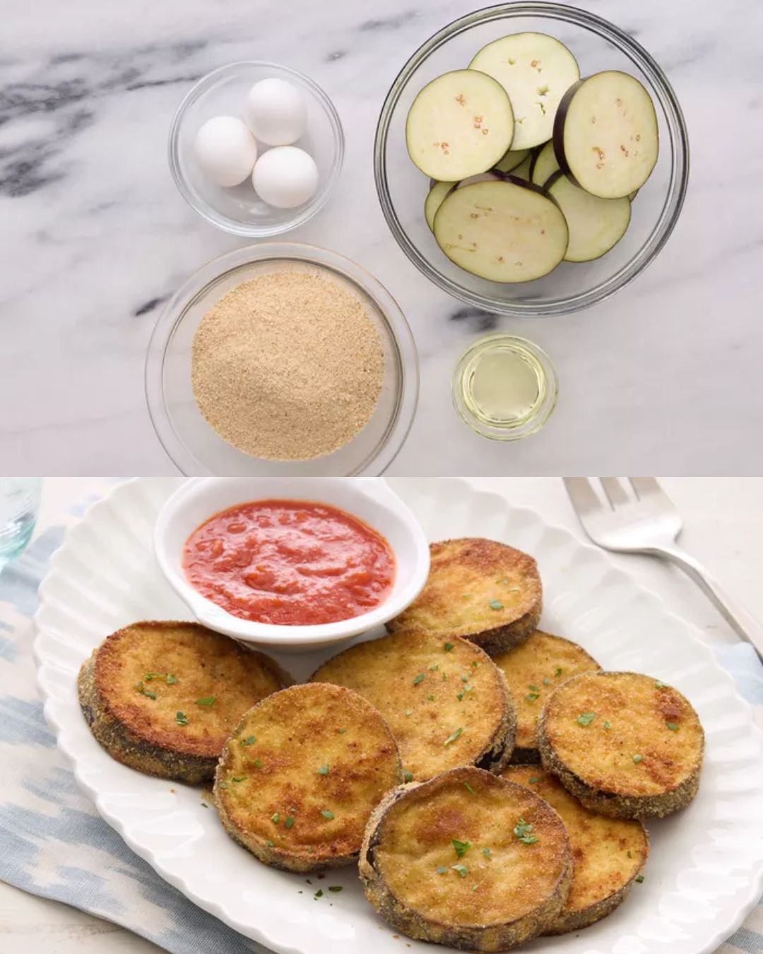 Crispy Breaded Eggplant Slices