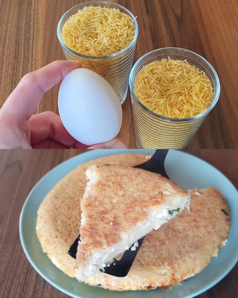 Cheesy Vermicelli Noodle and Egg Delight