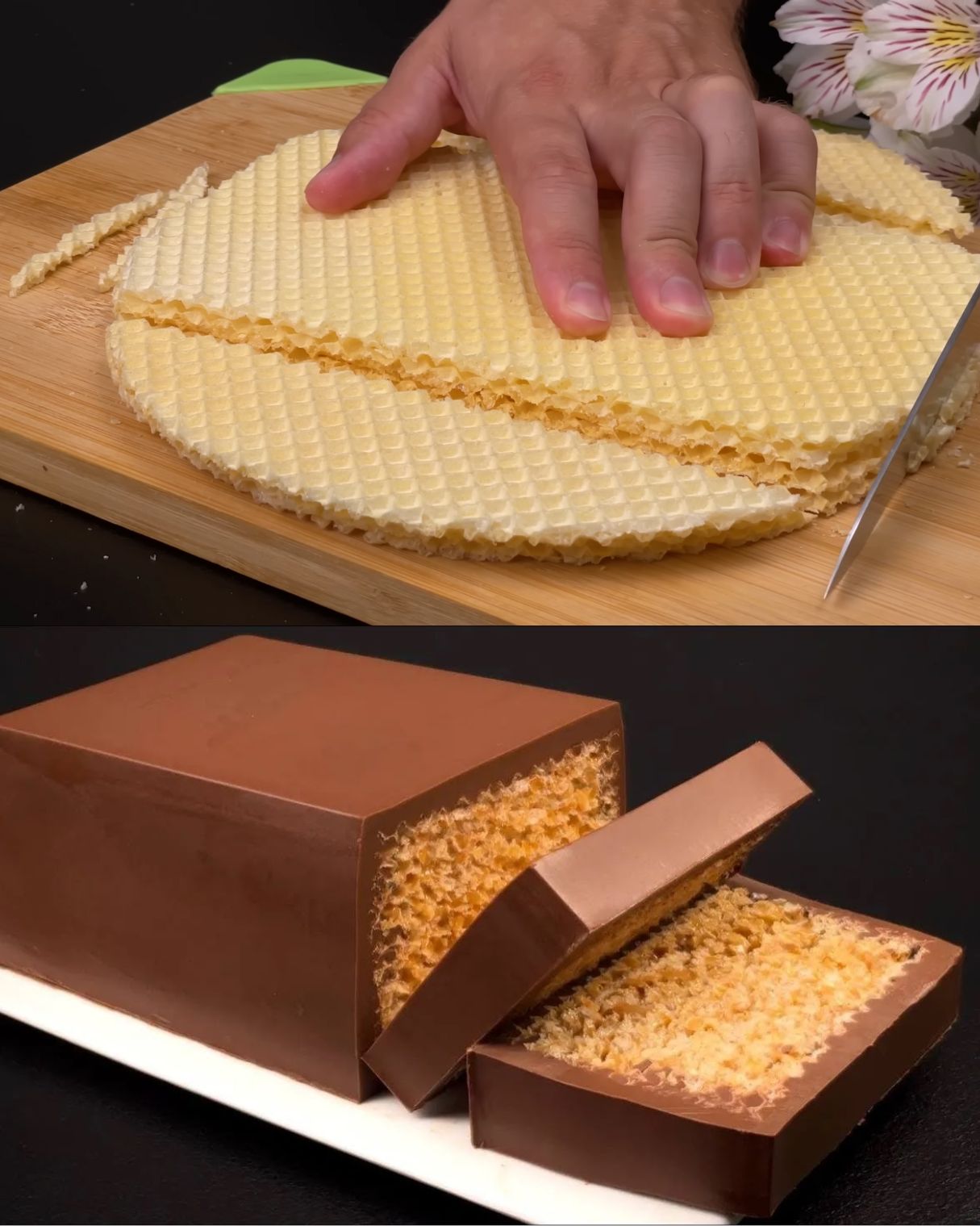 KitKat-Inspired Chocolate Waffle Cake Introduction