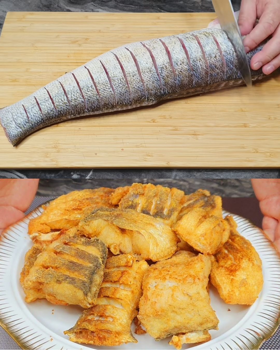 Fried Pike Perch with Mustard and Vegetable Salsa