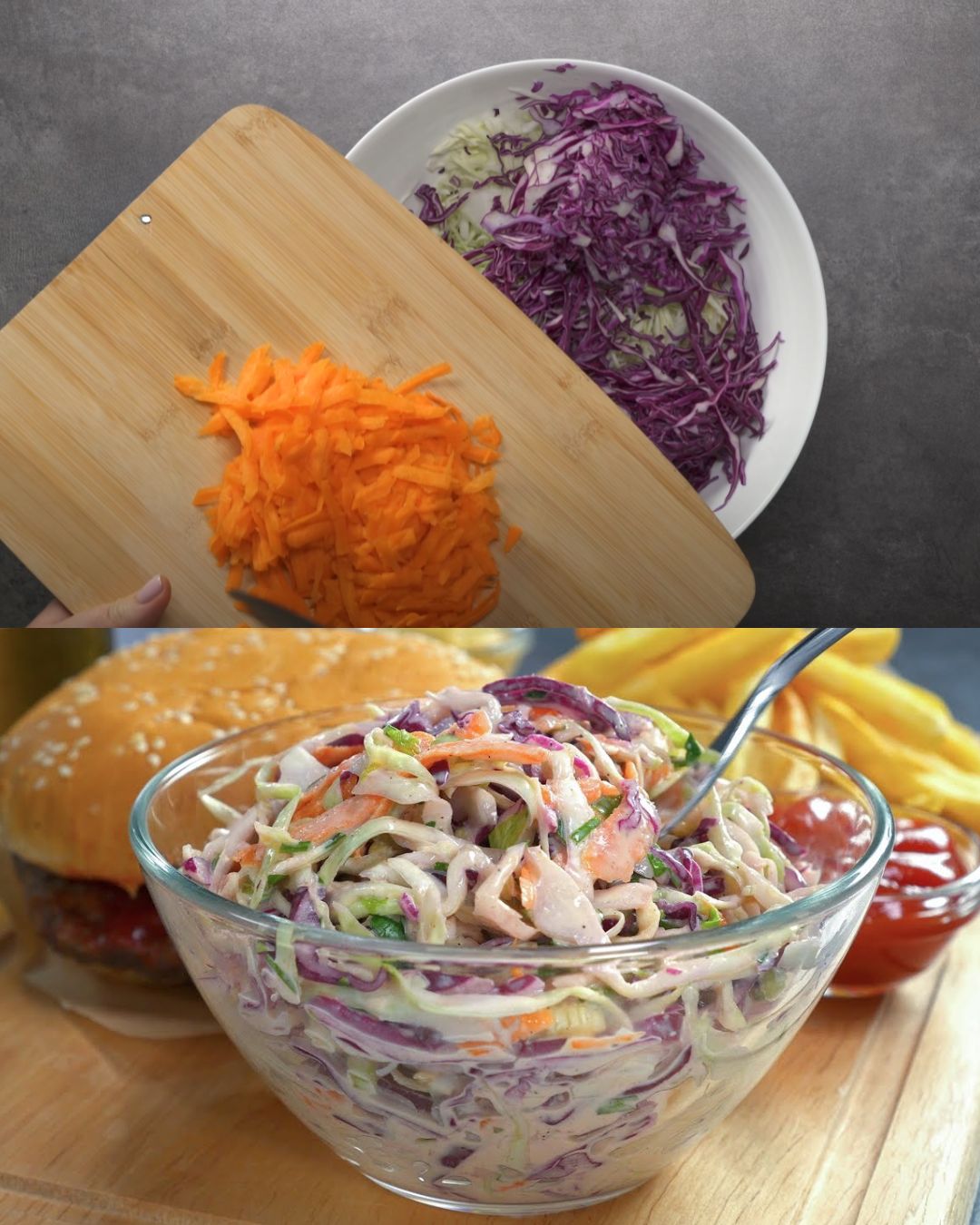 Classic Two-Cabbage Coleslaw
