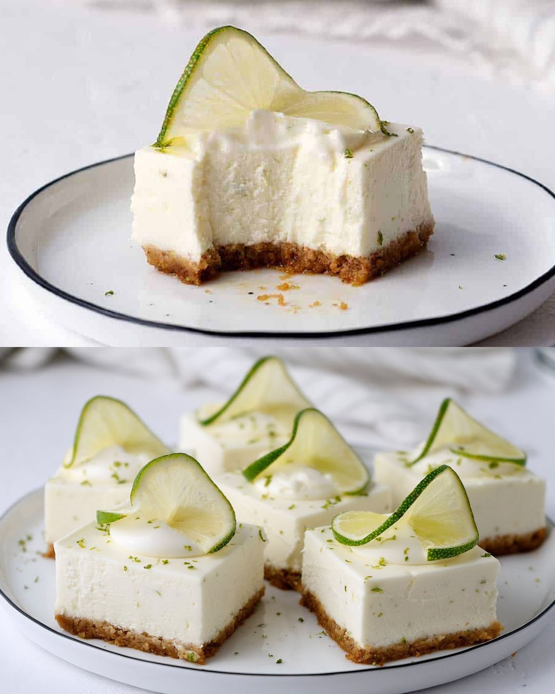 No-Bake Lime Cheesecake Bars
