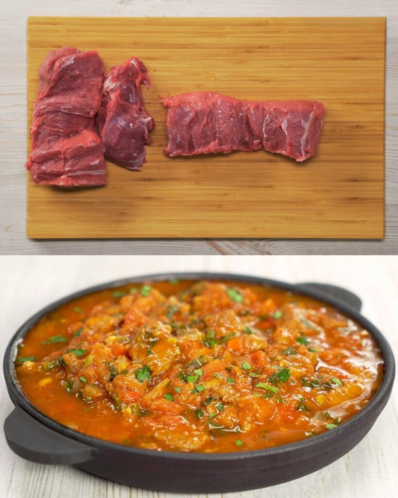 Georgian Veal Stew with Vegetables