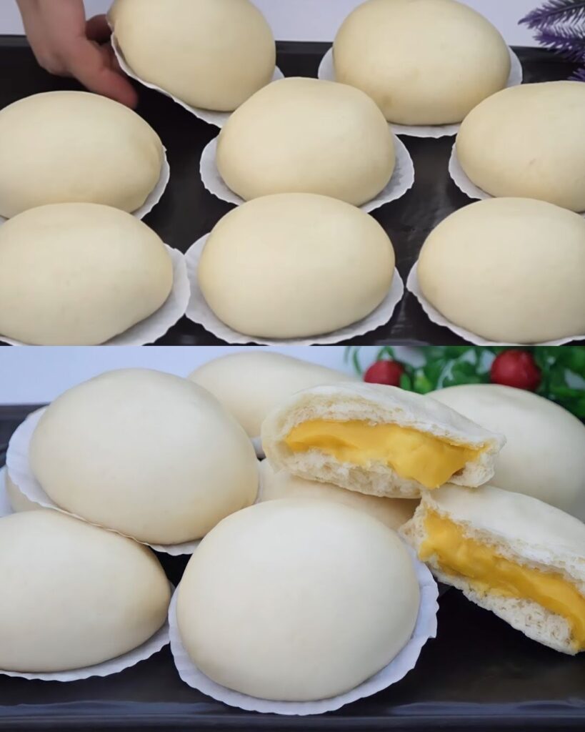 Custard-Filled Sweet Buns