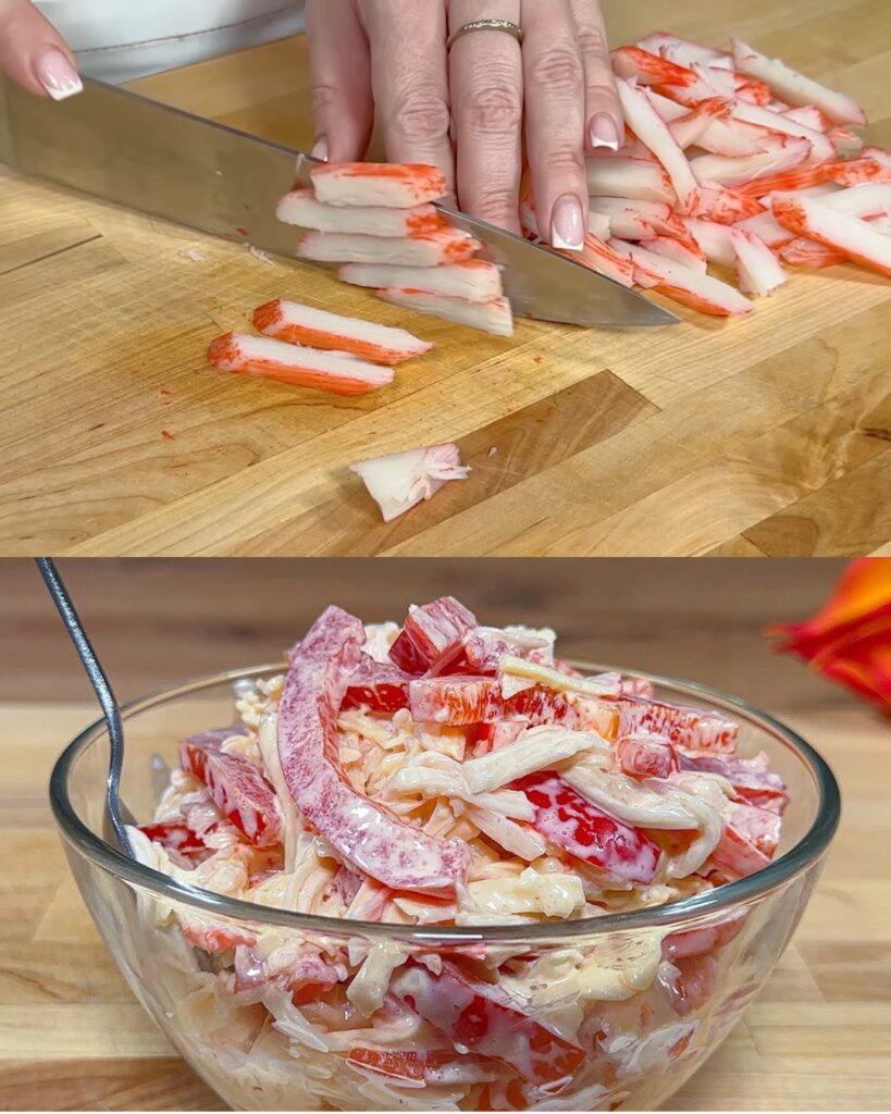 Classic Red Sea Salad finished dish