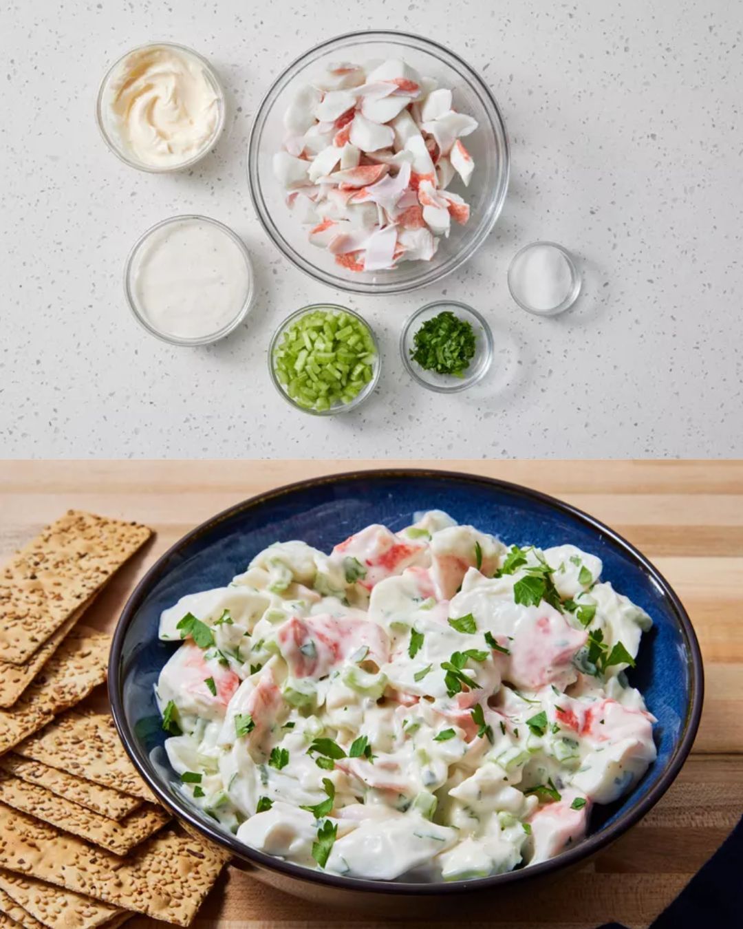 Creamy Crab Salad Recipe