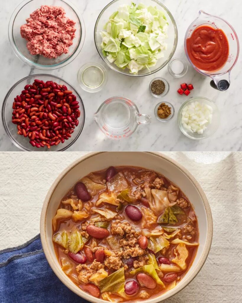 Hearty Cabbage Beef Soup Recipe