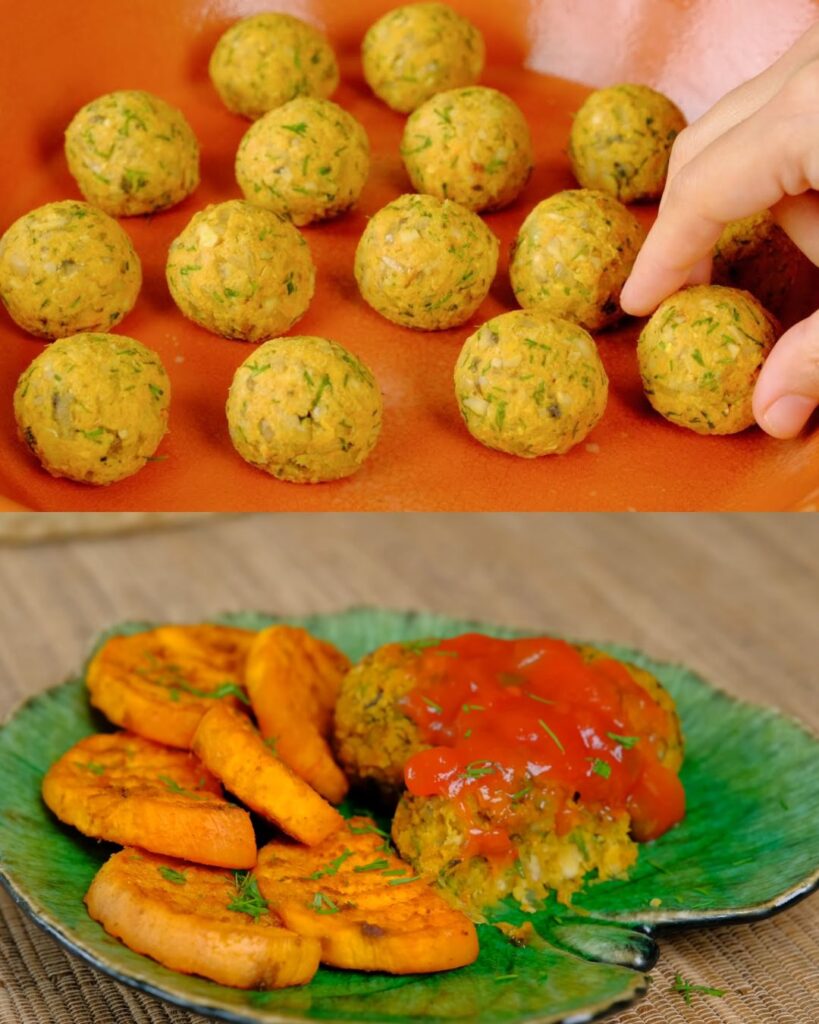 Vegan Sweet Potato and Chickpea Balls Recipe