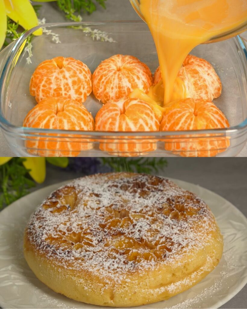 Tangerine Pancake Delight finished dish