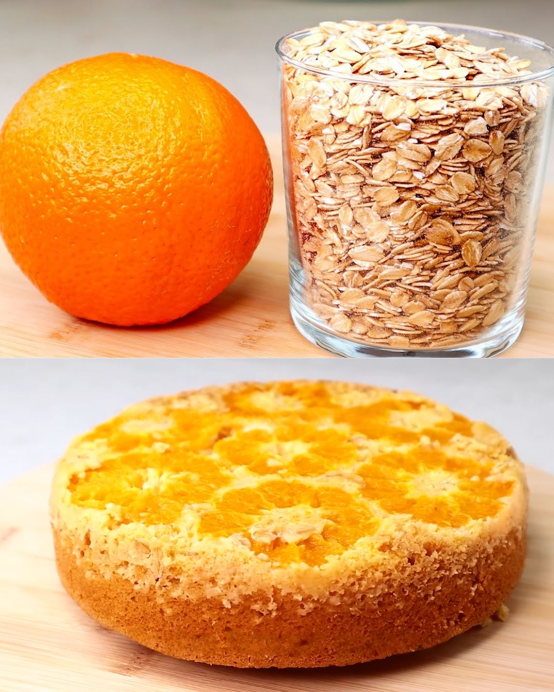 Oatmeal Orange Cake