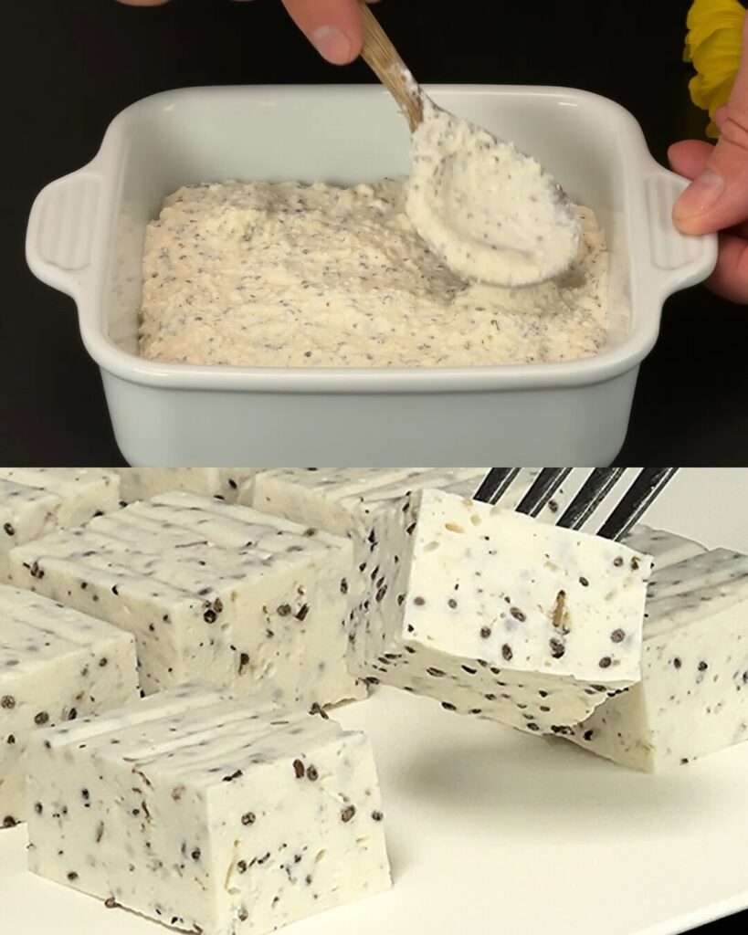 Homemade Cheese with Provencal Herbs finished dish