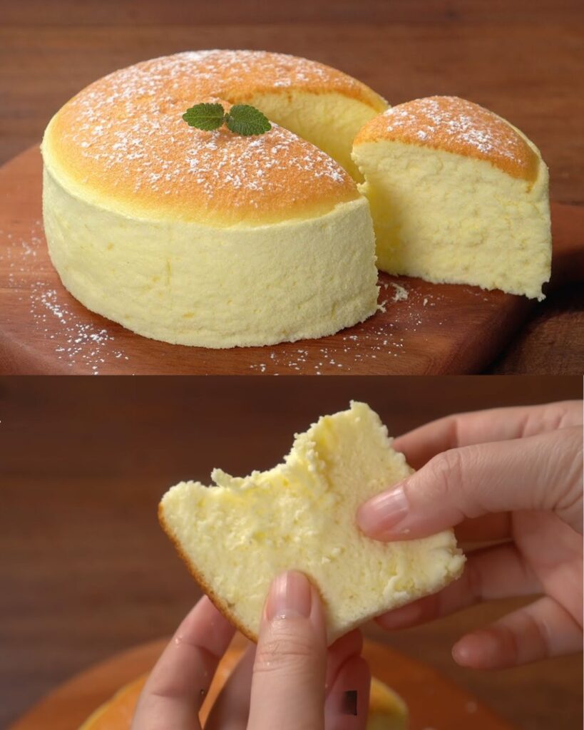 Fluffy Yogurt Cake finished dish