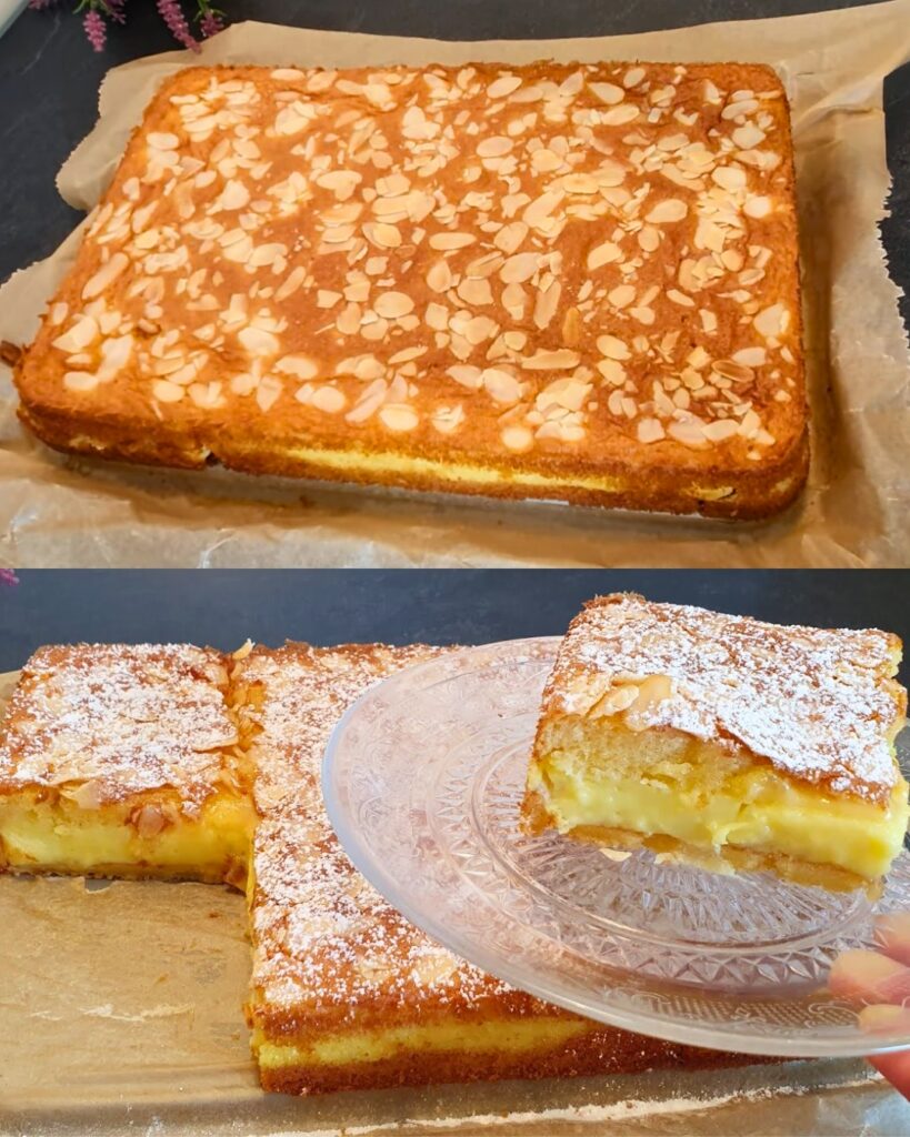 Lemon Cream Cake finished dish