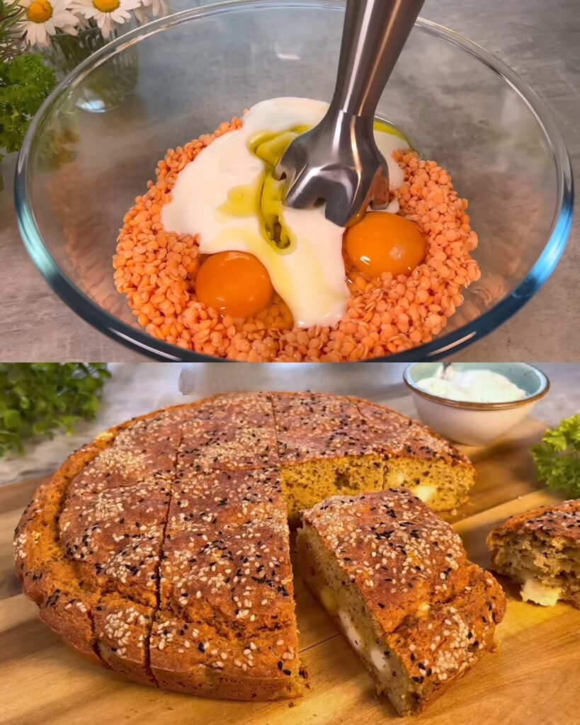 Lentil Bread finished dish