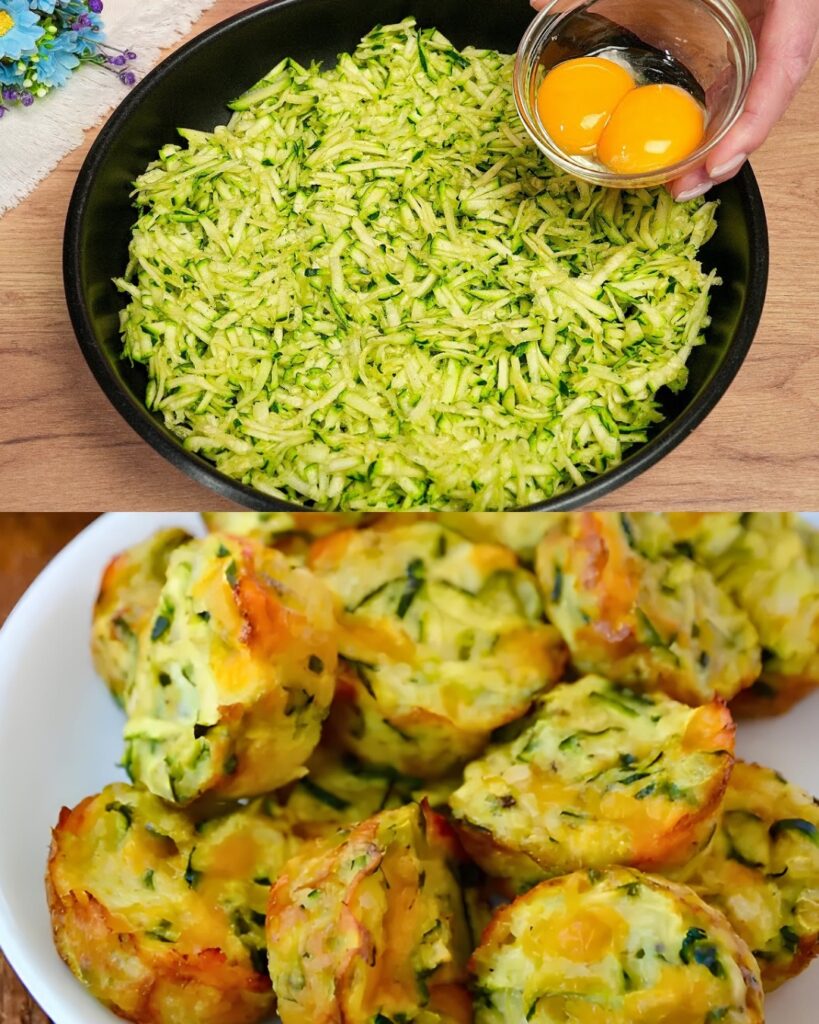 Zucchini Tots Recipe finished dish