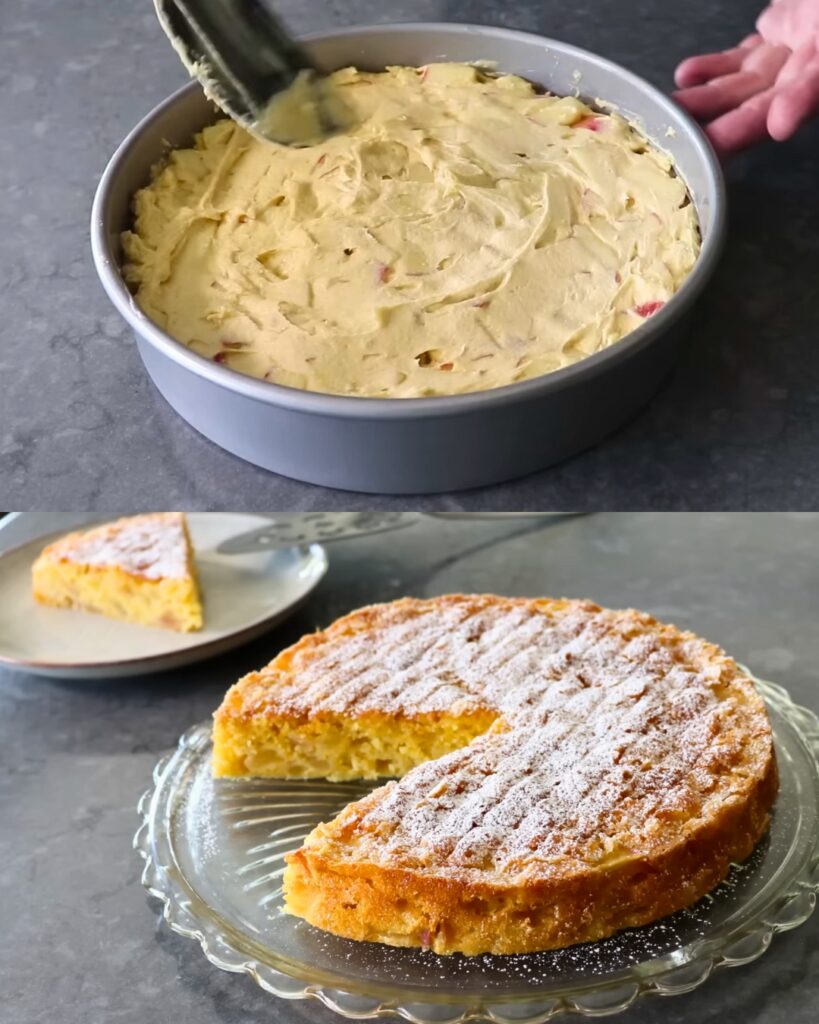 Apple Rum Cake Recipe finished dish