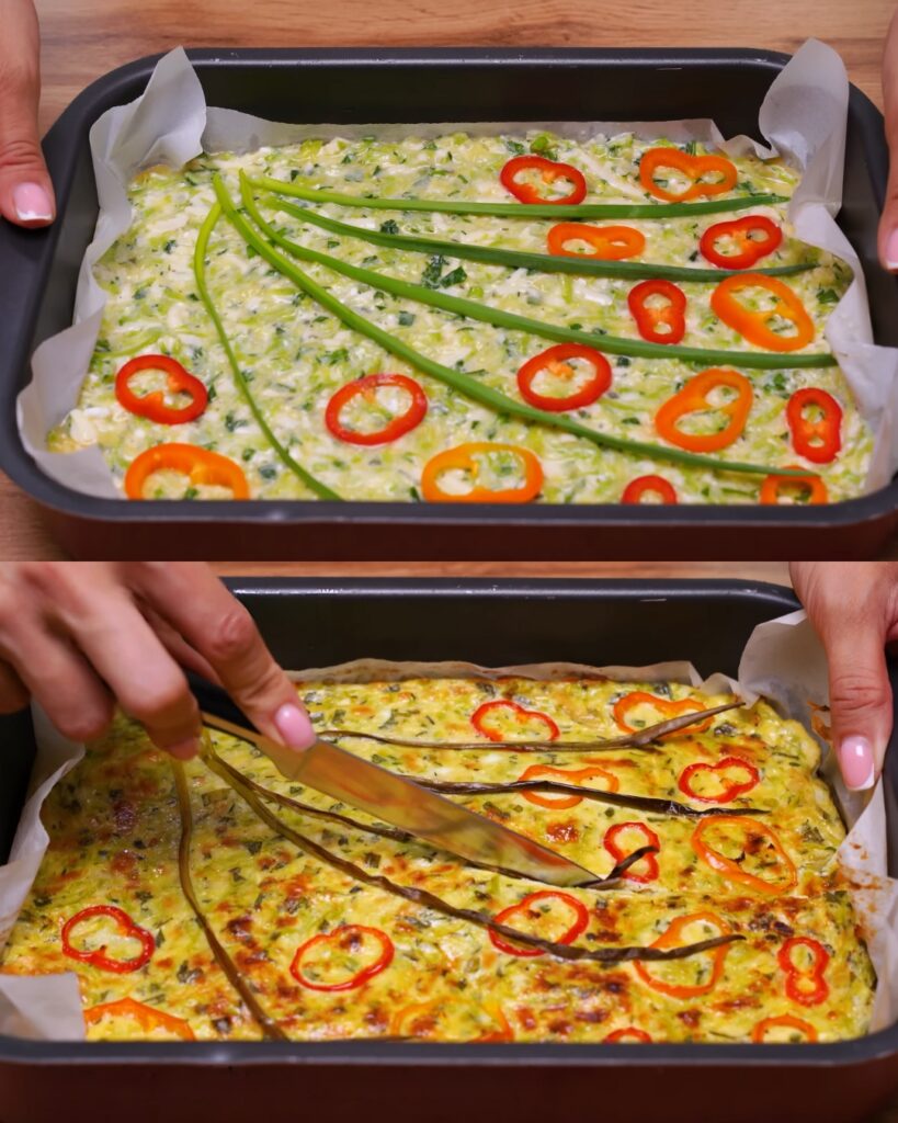 Baked Zucchini with Cheese and Herb Topping