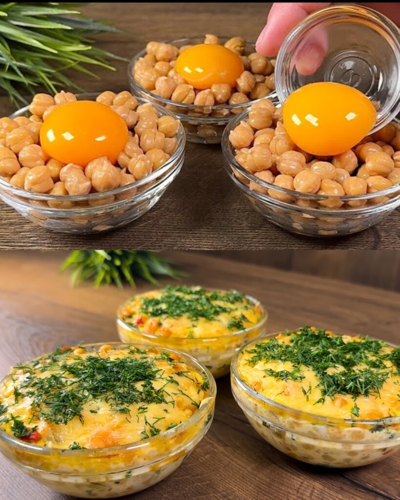 Vegetable Chickpea Casserole finished dish