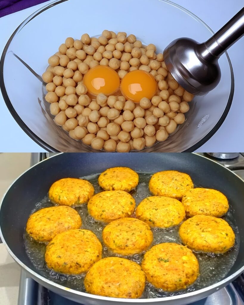 Chickpea Patties Recipe finished dish