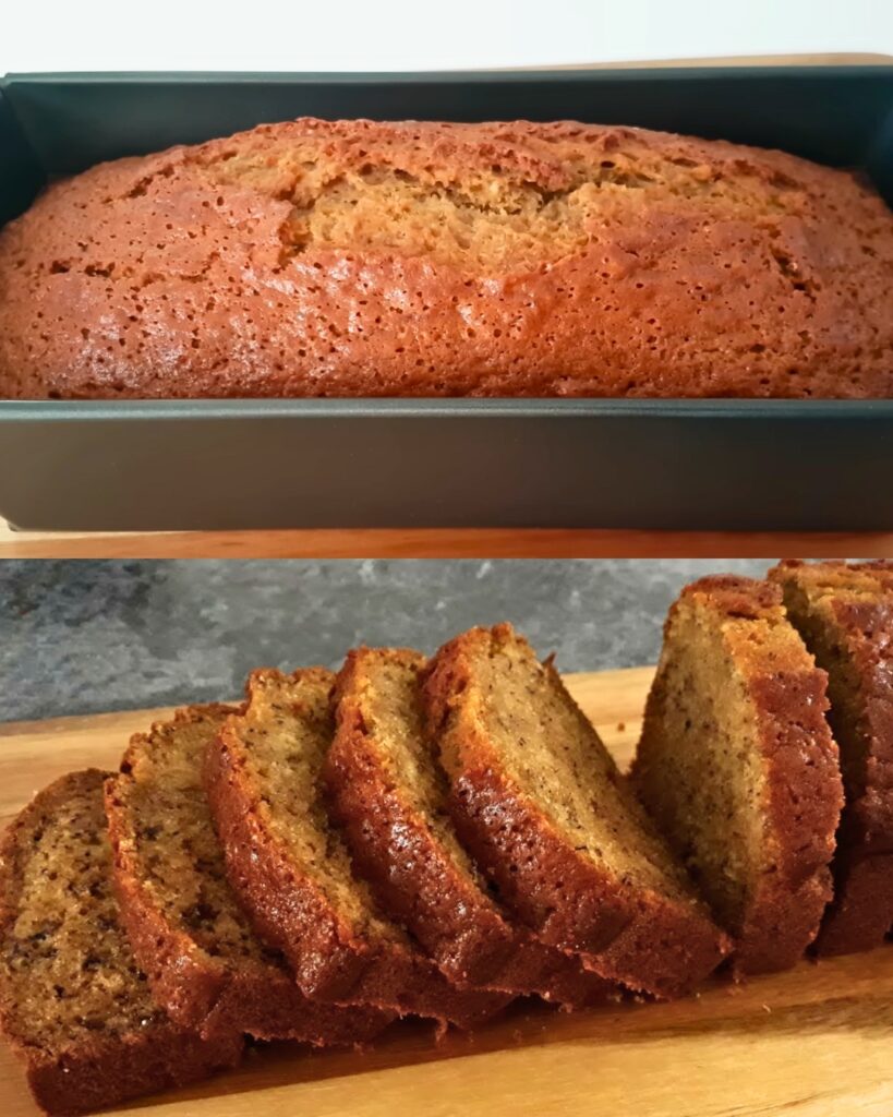 Moist Banana Bread Recipe finished dish