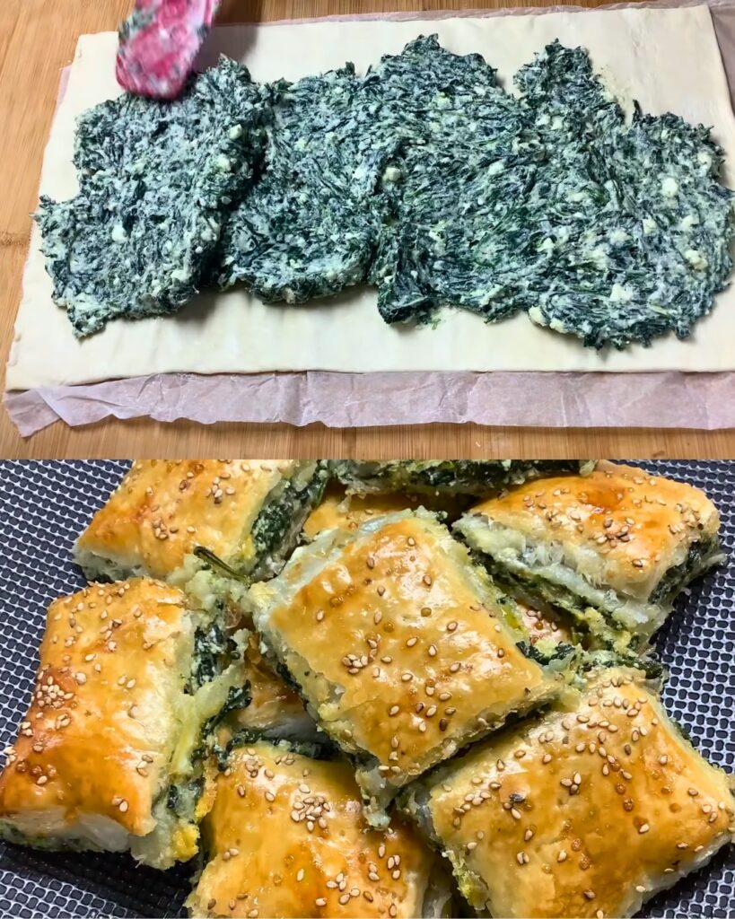 Spinach Cheese Puffs