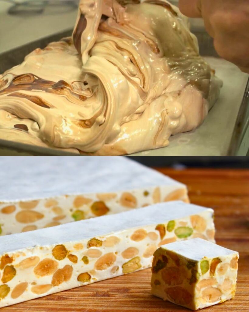Honey Nut Nougat Recipe finished dish