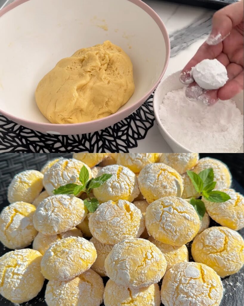 Soft Lemon Biscuits Recipe finished dish