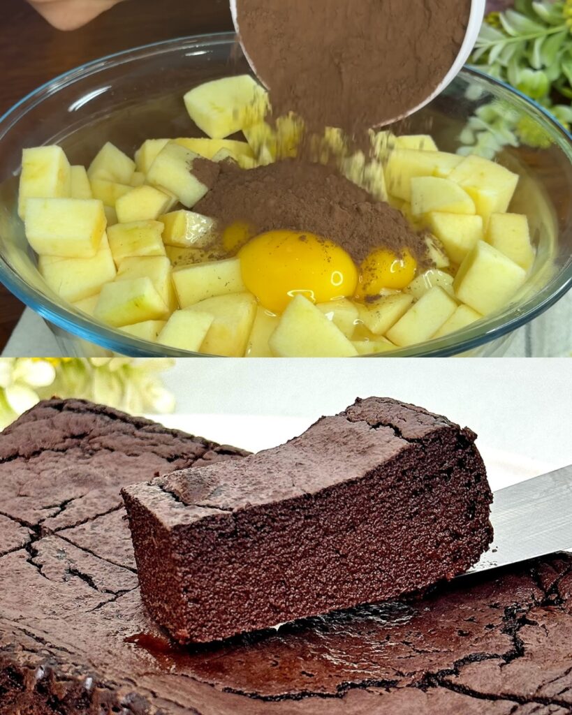 Apple Brownies Recipe finished dish