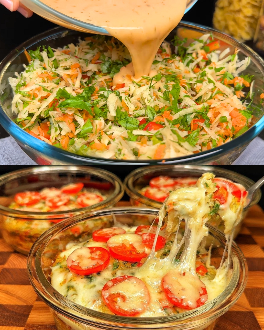 Spinach and Potato Bake
