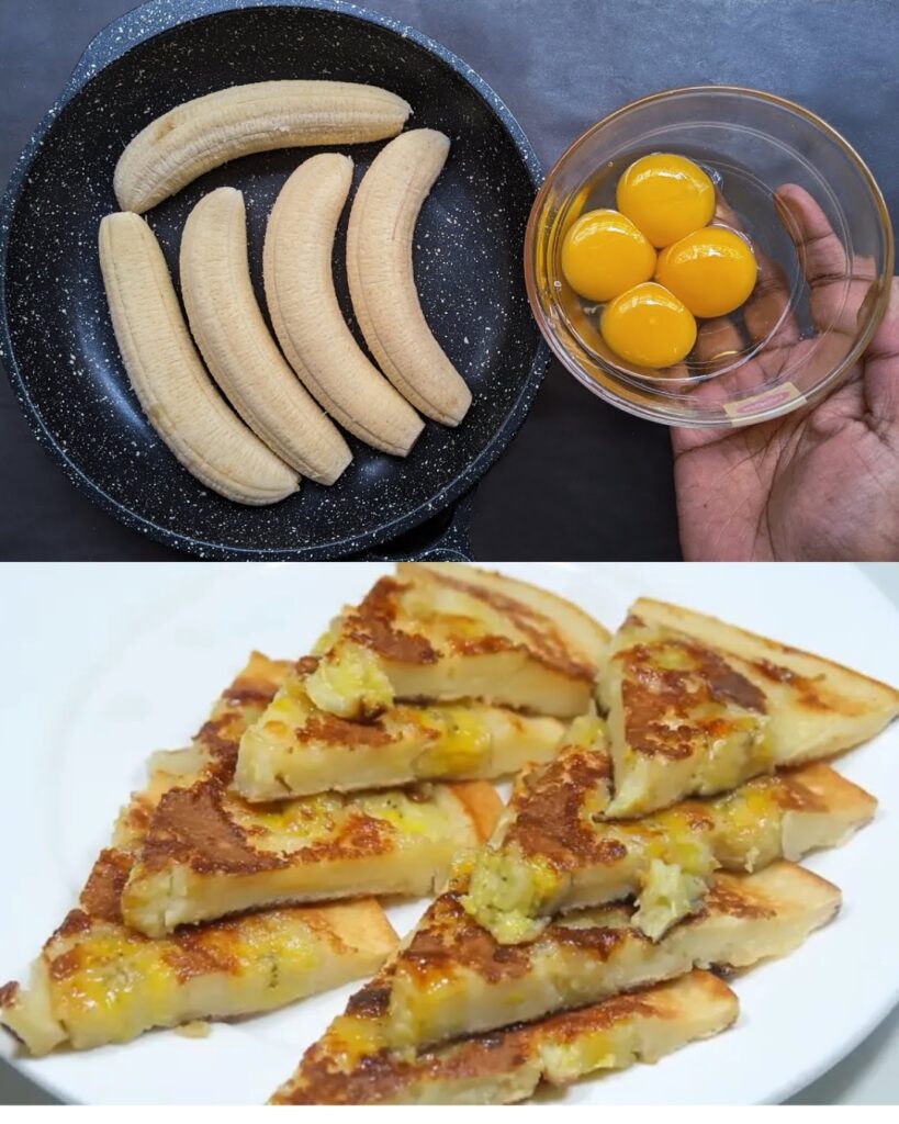 Tasty Banana Egg Cakes finished dish
