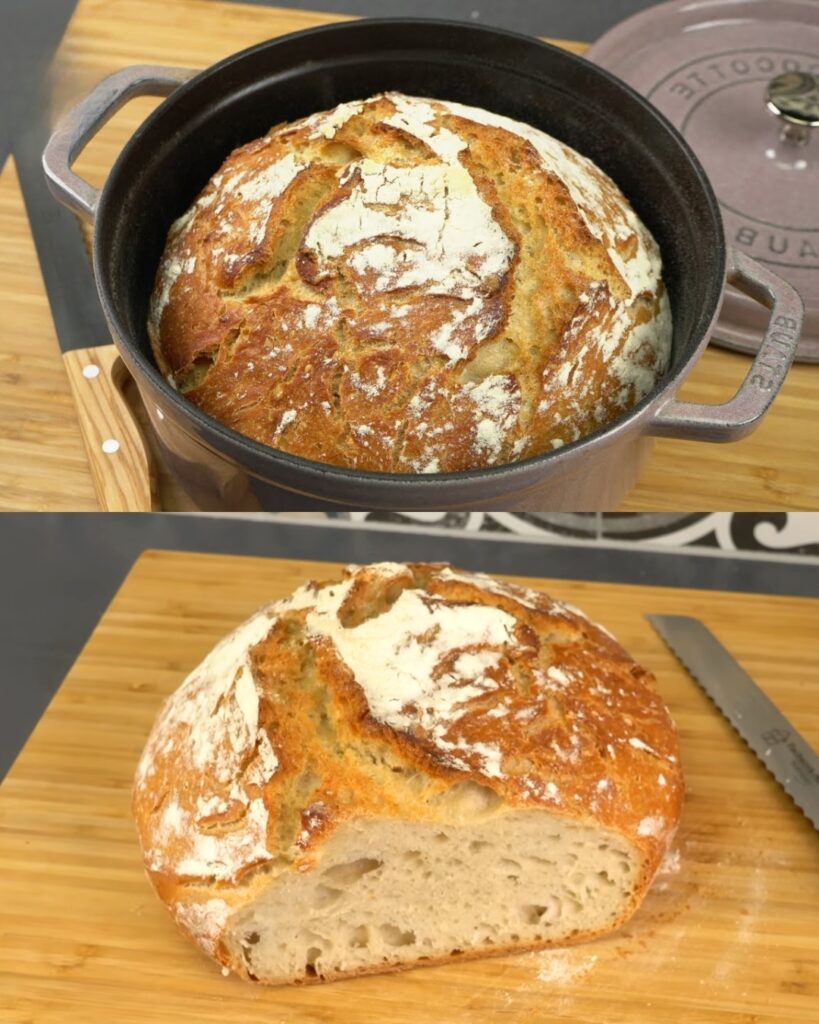 Quick and Crunchy Bread finished dish
