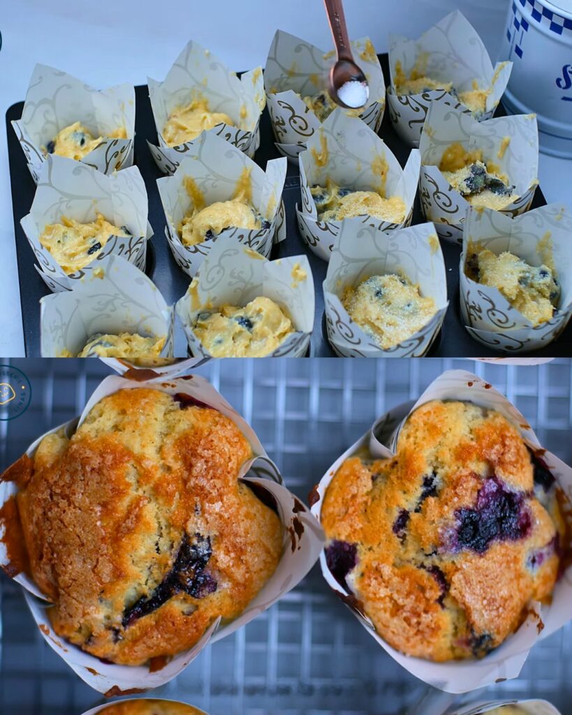 Blueberry Muffins finished dish