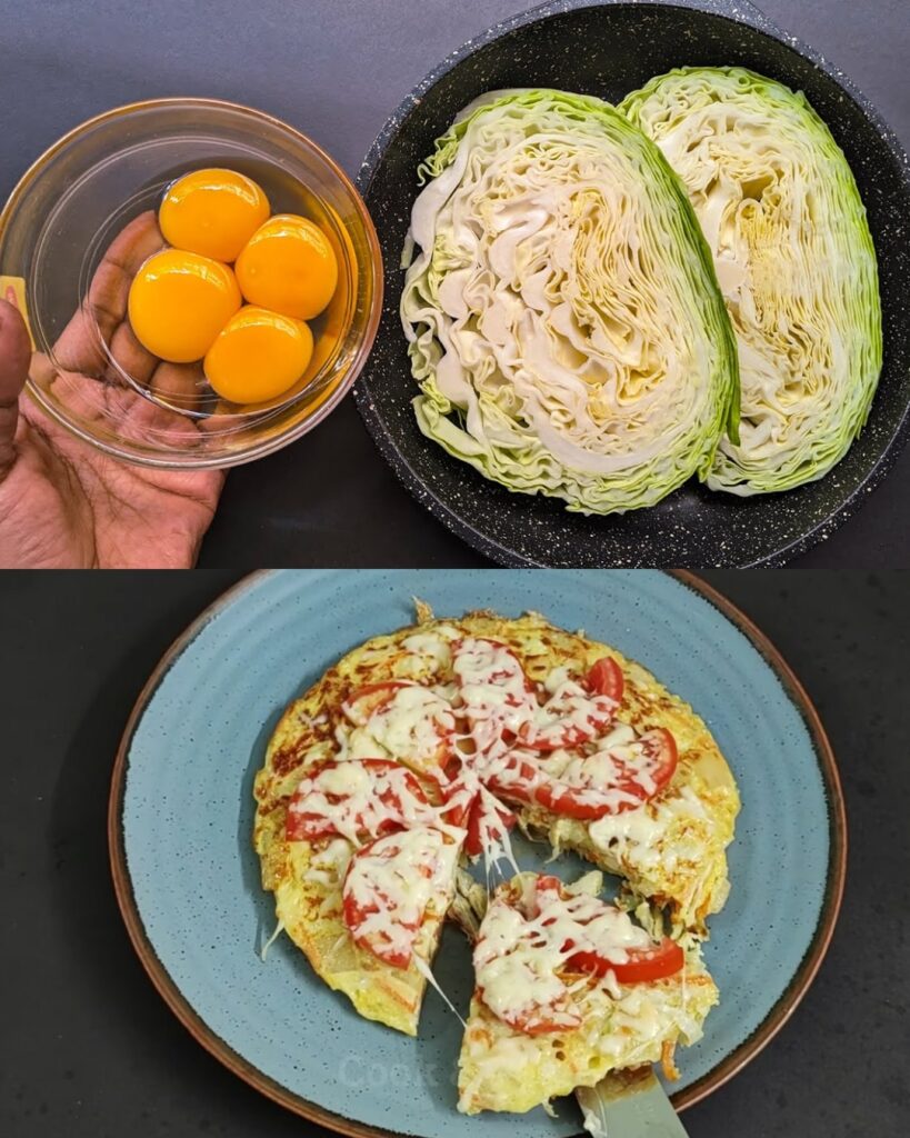 Cabbage and Vegetable Omelette Recipe