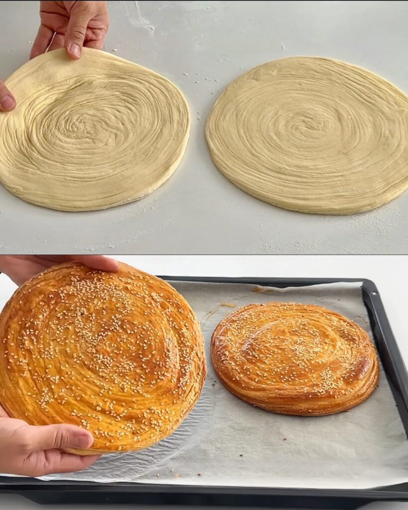 Flaky Butter Bread Recipe finished dish