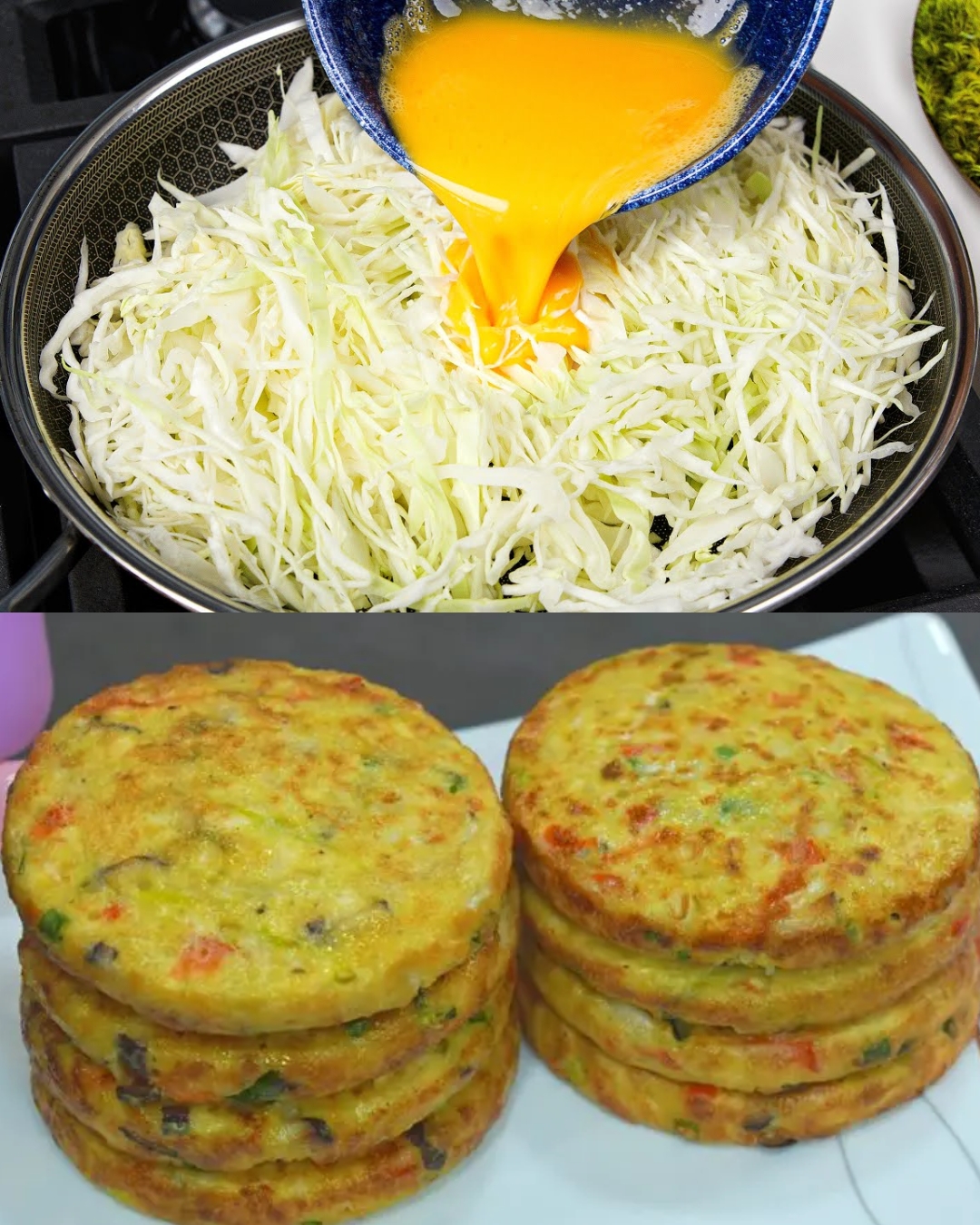 Cabbage and Tofu Patties Recipe