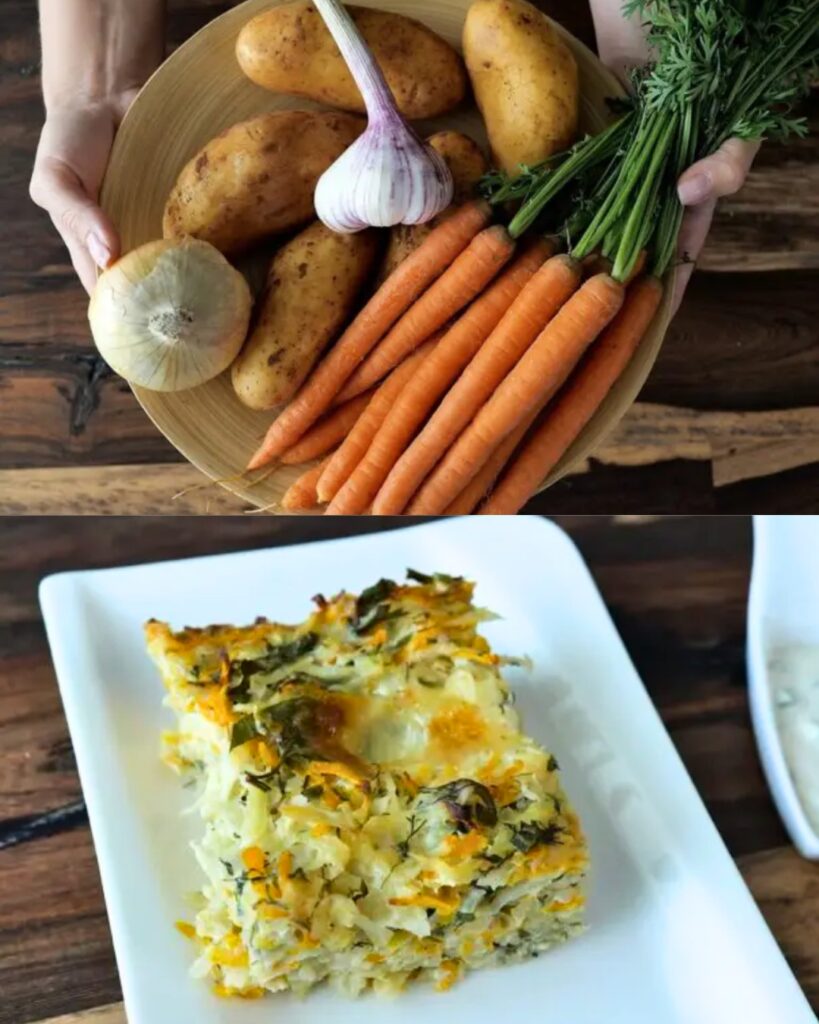Baked Vegetable Casserole with Mozzarella finished dish
