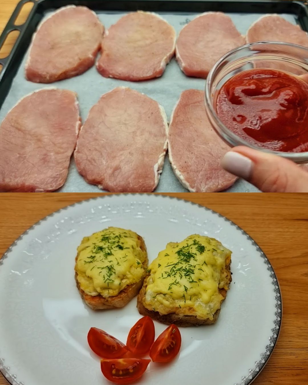Savory Baked Meat Steaks Recipe